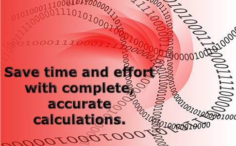 Accurate calculations are a hallmark of BLAZE SSI software.